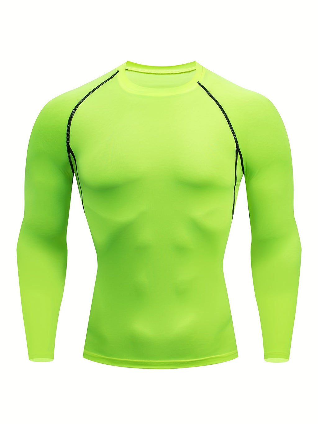 T-Shirt Fitness Homme PRO Séchage Rapide - Manches Longues Extensible Running