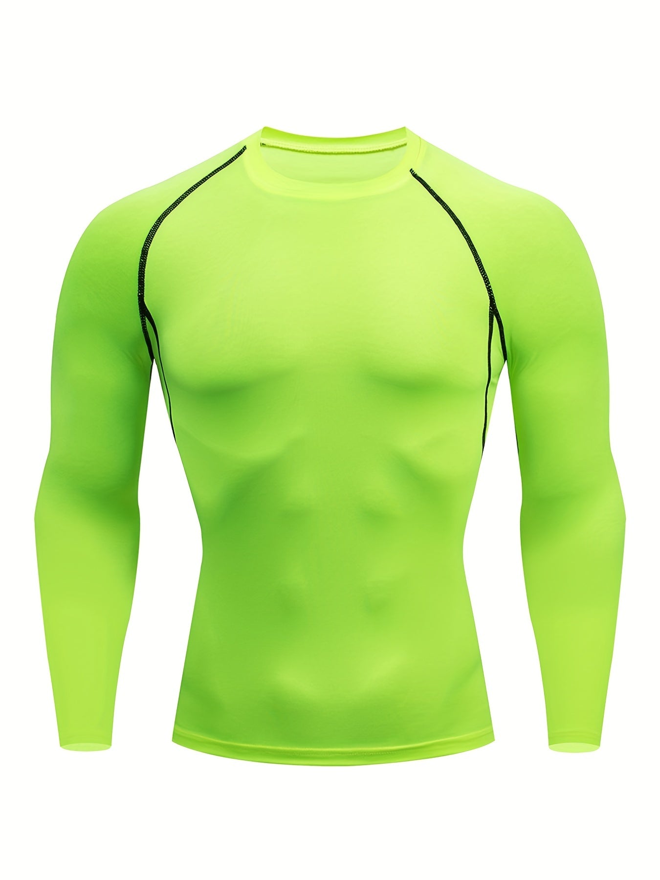 T-Shirt Fitness Homme PRO Séchage Rapide - Manches Longues Extensible Running