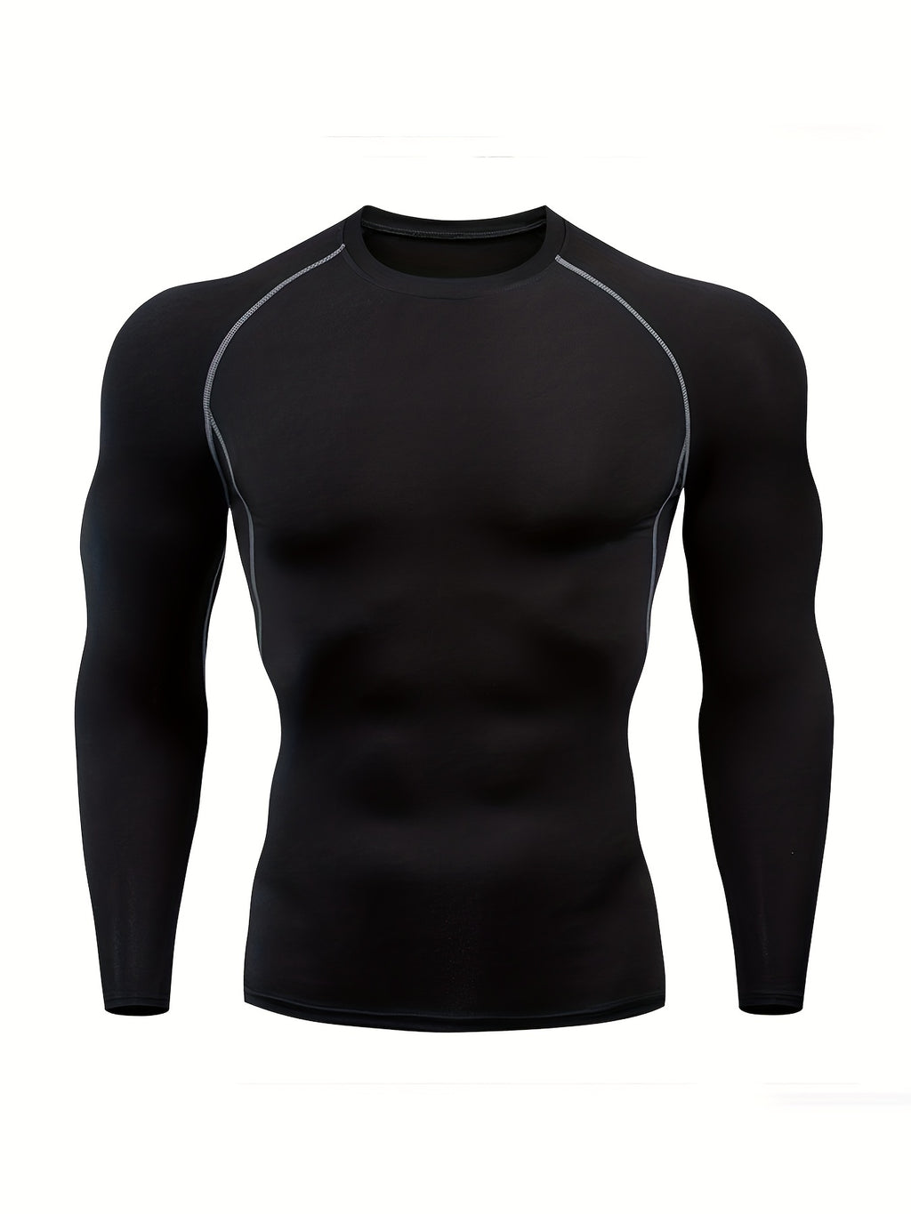 T-Shirt Fitness Homme PRO Séchage Rapide - Manches Longues Extensible Running