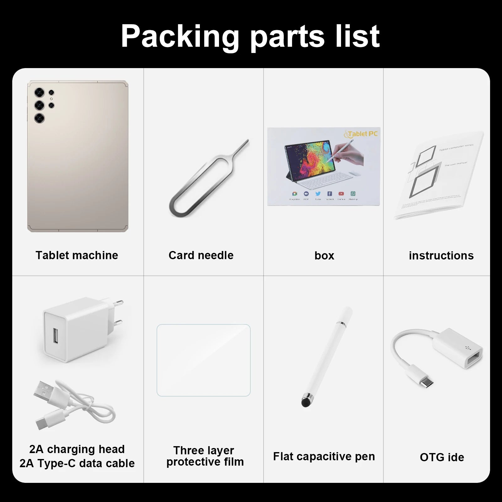 Tablette Pad 25 Ultra 2025 Snapdragon 8 Gen3 Android 15 16GB+1TB 5G - 10000mAh