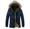 Parka Homme Hiver Capuche Fourrure - Manteau Chaud Polaire Grande Taille