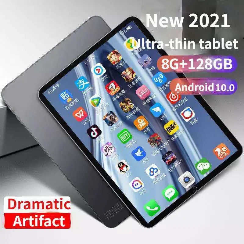 Tablette Android 10.0 10.1'' 8GB+128GB - Dual SIM Portable PC