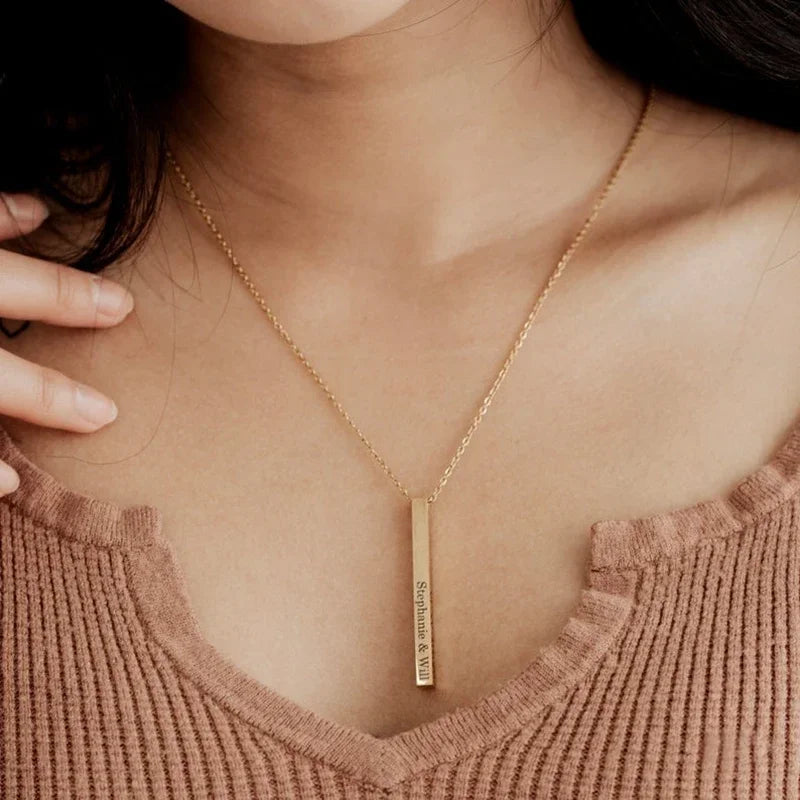 Bracelet Jonc Personnalisé Coordonnées Gravure Nom - Acier Inoxydable Cadeau