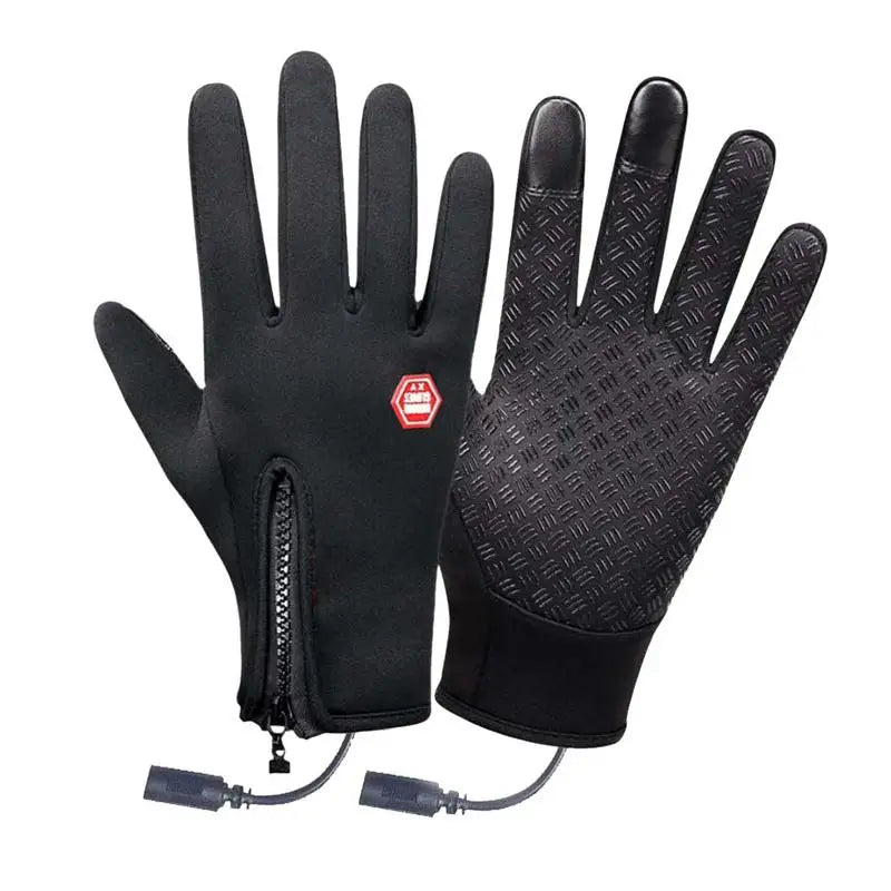 Gants Chauffants USB Rechargeables - Tactiles Coupe-Vent Mitaines Portables
