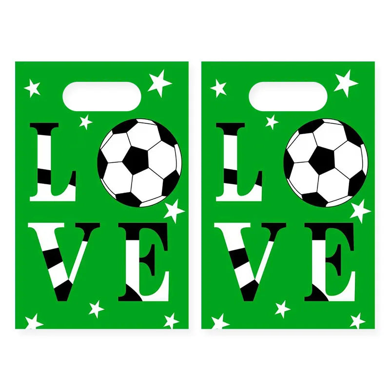 Sacs Cadeaux Football 10/20/50pcs - Plastique Thème Soccer Anniversaire Enfants