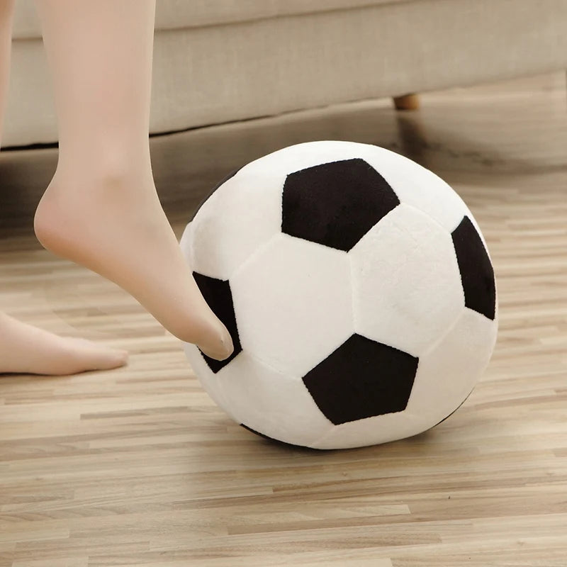 Peluche Ballon Football 20/30/45cm Douce - Jouet Soccer Enfants Bébé Cadeau Fête