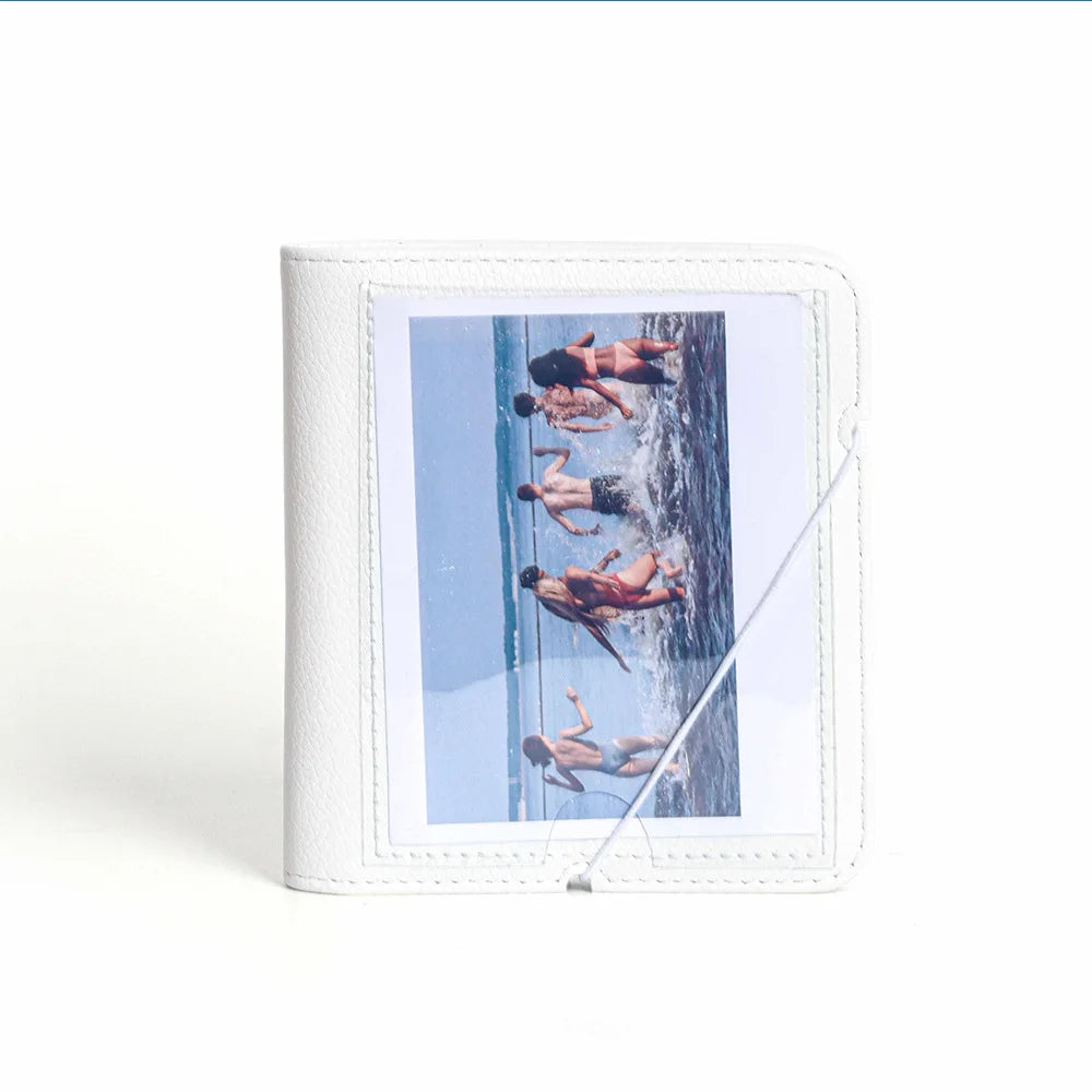 Album Photo Portable Cuir PU 28 Pochettes - Polaroid iType 600 SX70 Instax Wide