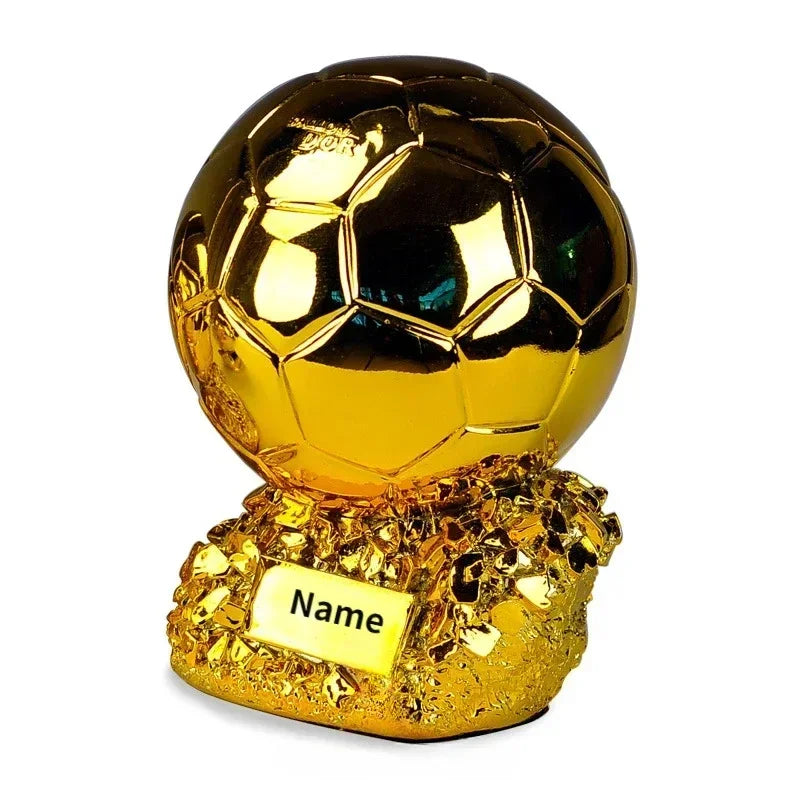 Trophée Ballon d'Or Football 15/20/25cm - Récompense Joueur Décoration Maison