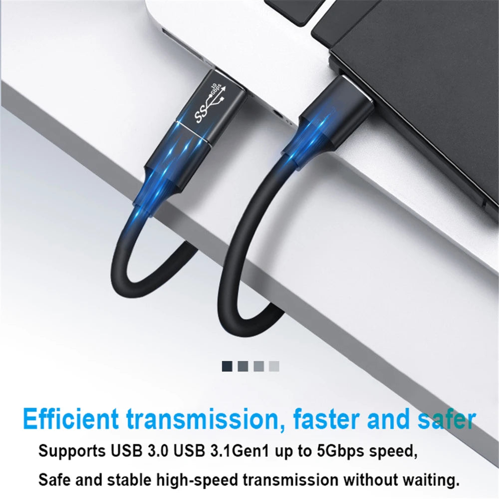 Extension USB 3.0 Mâle-Femelle 5Gbps Gen1 - Adaptateur Connecteur SSD HDD