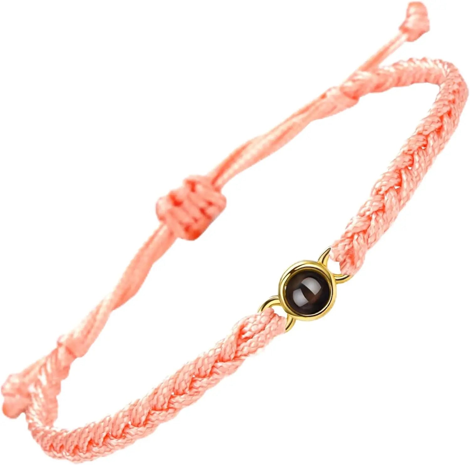 Bracelet Photo Personnalisé Intérieur - Homme Femme Identification Mémorial