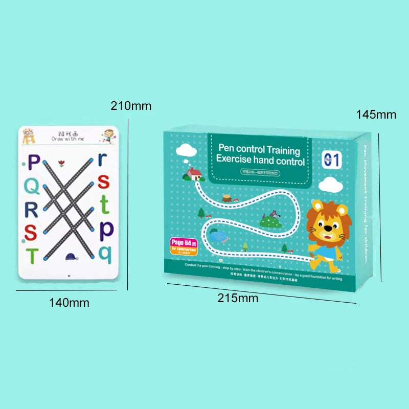 Tablette Dessin Montessori Math - Jeu Éducatif Contrôle Stylo Enfants