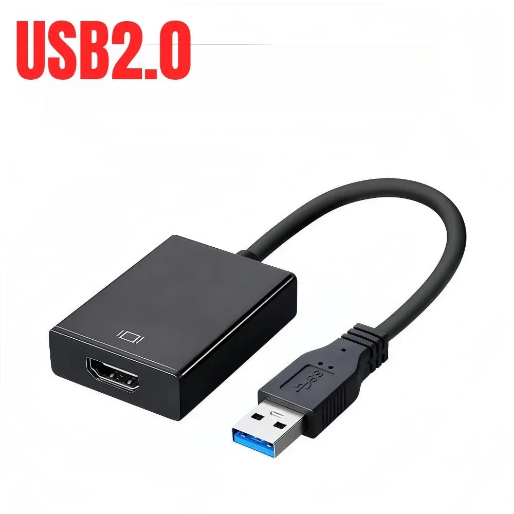 Adaptateur USB 3.0 vers HDMI 1080P 60Hz - Convertisseur Audio Vidéo PC Laptop
