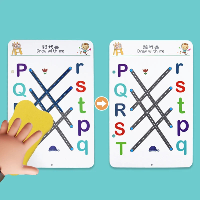 Tablette Dessin Montessori Math - Jeu Éducatif Contrôle Stylo Enfants