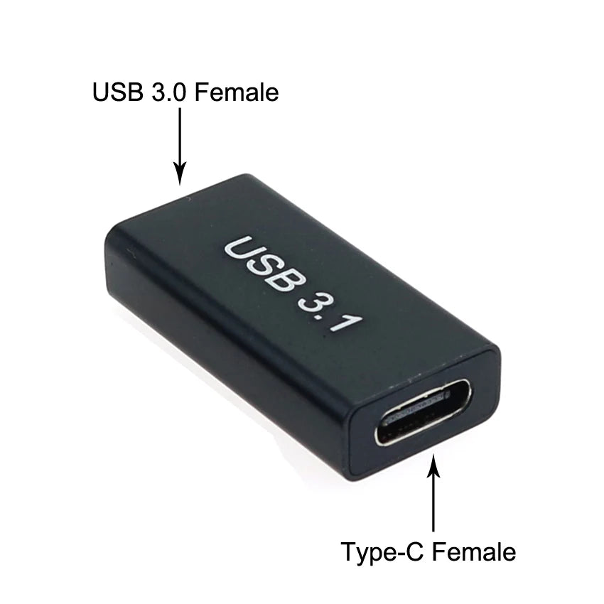 Adaptateur USB 3.0 vers Type-C OTG Mâle-Femelle - Convertisseur SSD HDD Extension
