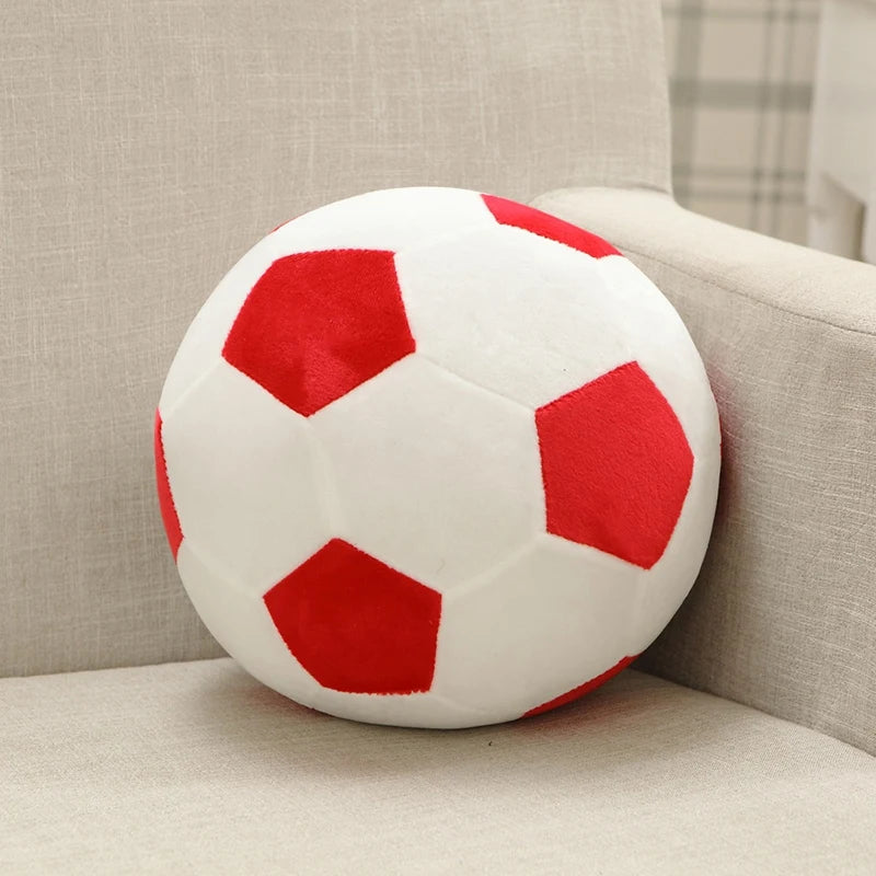 Peluche Ballon Football 20/30/45cm Douce - Jouet Soccer Enfants Bébé Cadeau Fête