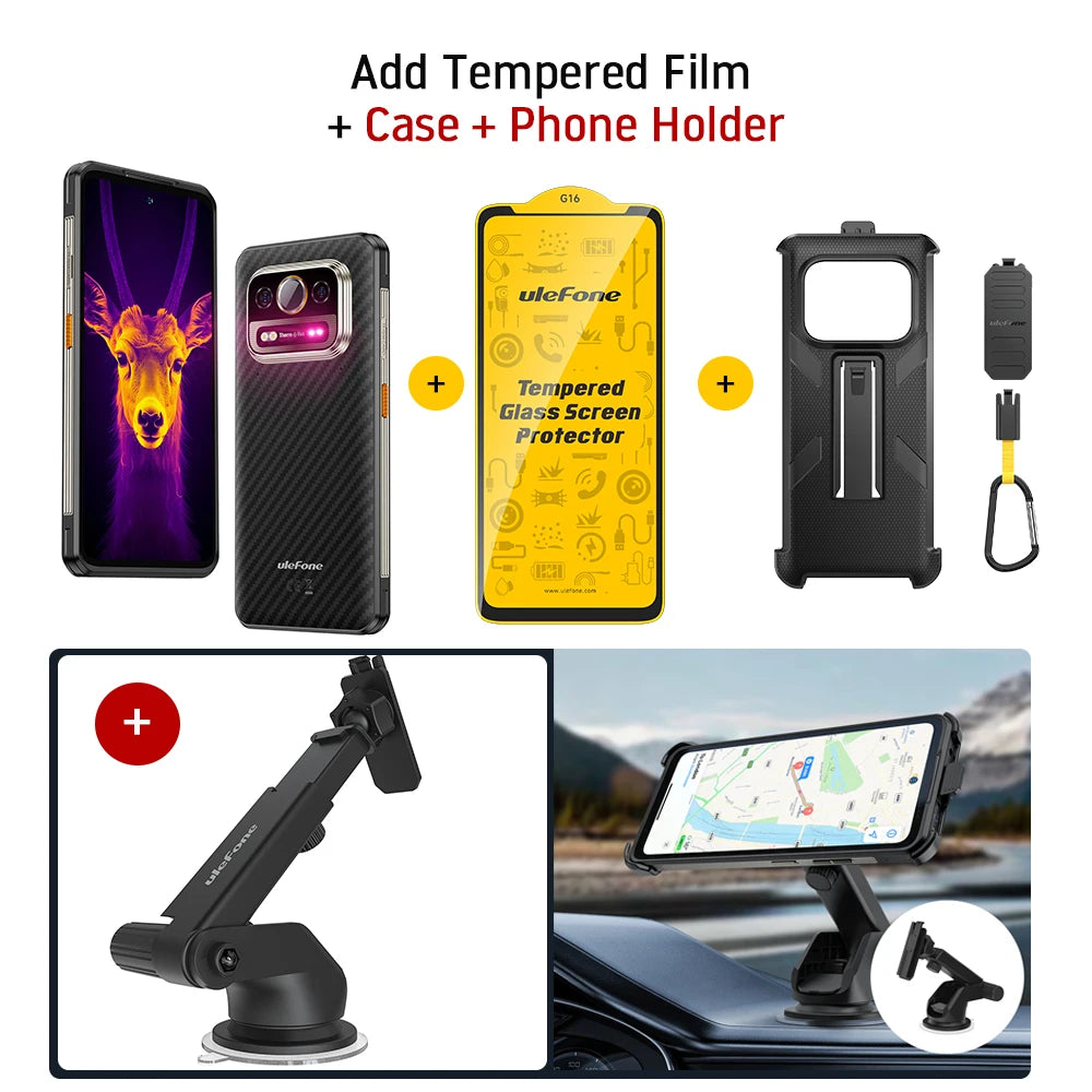 Smartphone Ulefone Armor 25T Pro 5G - Rugged Android 15 Charge 30W Sans Fil