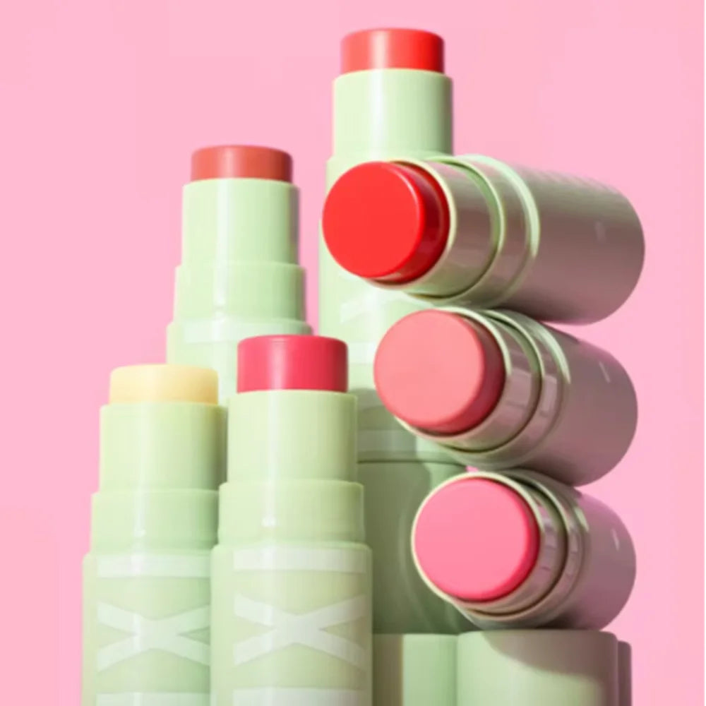 Blush Stick Crème Naturel - Joues & Lèvres Fini Velouté Facile à Estomper