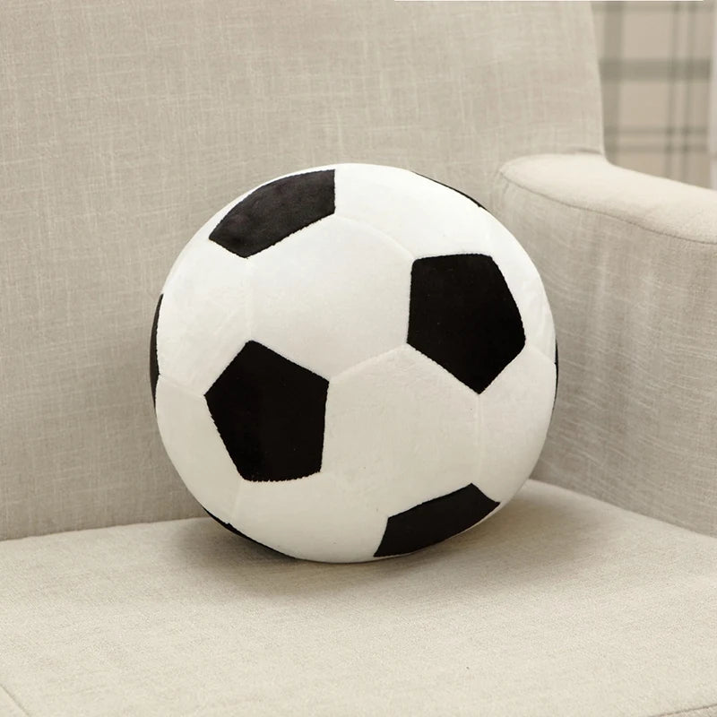 Peluche Ballon Football 20/30/45cm Douce - Jouet Soccer Enfants Bébé Cadeau Fête