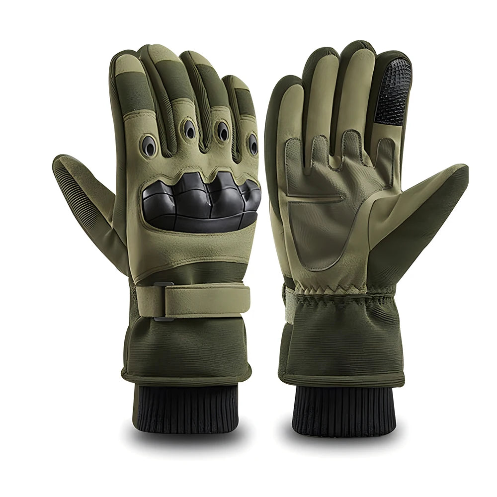Gants Moto Hiver Chauds Tactiles - Tactiques Militaire Combat Protection Chasse