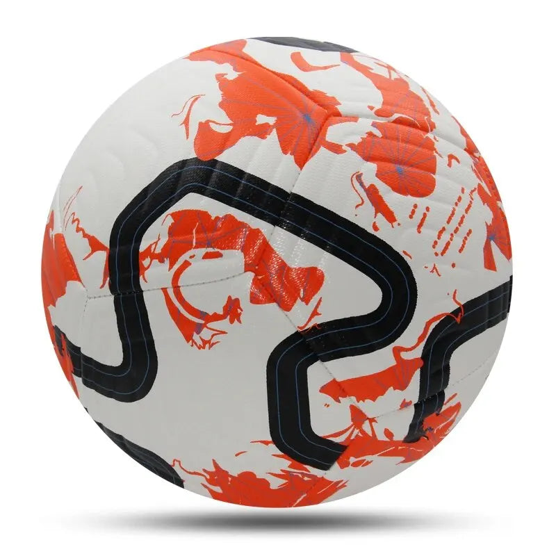 Ballon Football Taille 5 Standard PU Cousu Machine - Match Entraînement Outdoor