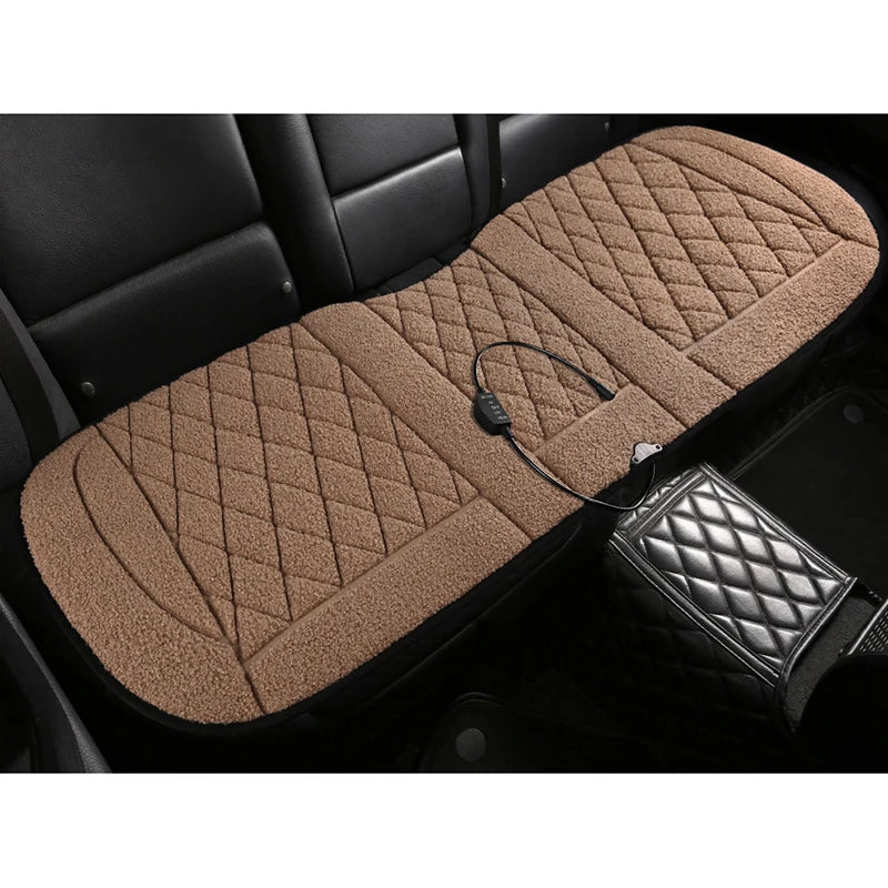 Coussin Chauffant Voiture 12V Universel - Housse Siège Avant/Arrière Hiver