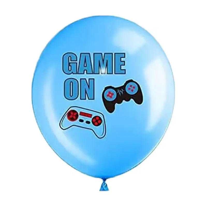 Ballons Jeux Vidéo Game On 10pcs - Thème Gamer Manette Anniversaire Garçons