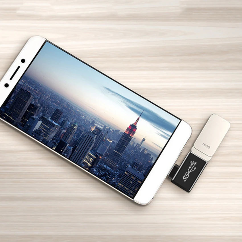 Adaptateur USB 3.0 vers Type-C OTG Mâle-Femelle - Convertisseur SSD HDD Extension