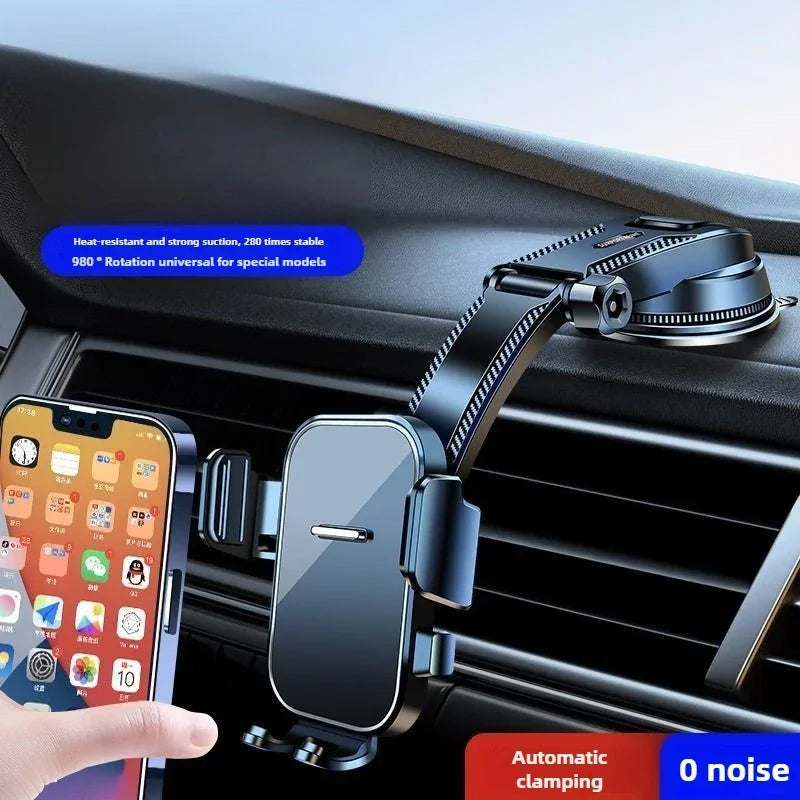 Support Téléphone Auto Grille d'Aération (Car Air Vent Phone Holder) - Noir