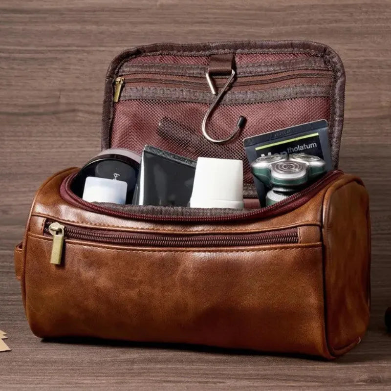 Trousse Maquillage Personnalisée Gravure Nom Waterproof - Cuir PU Voyage