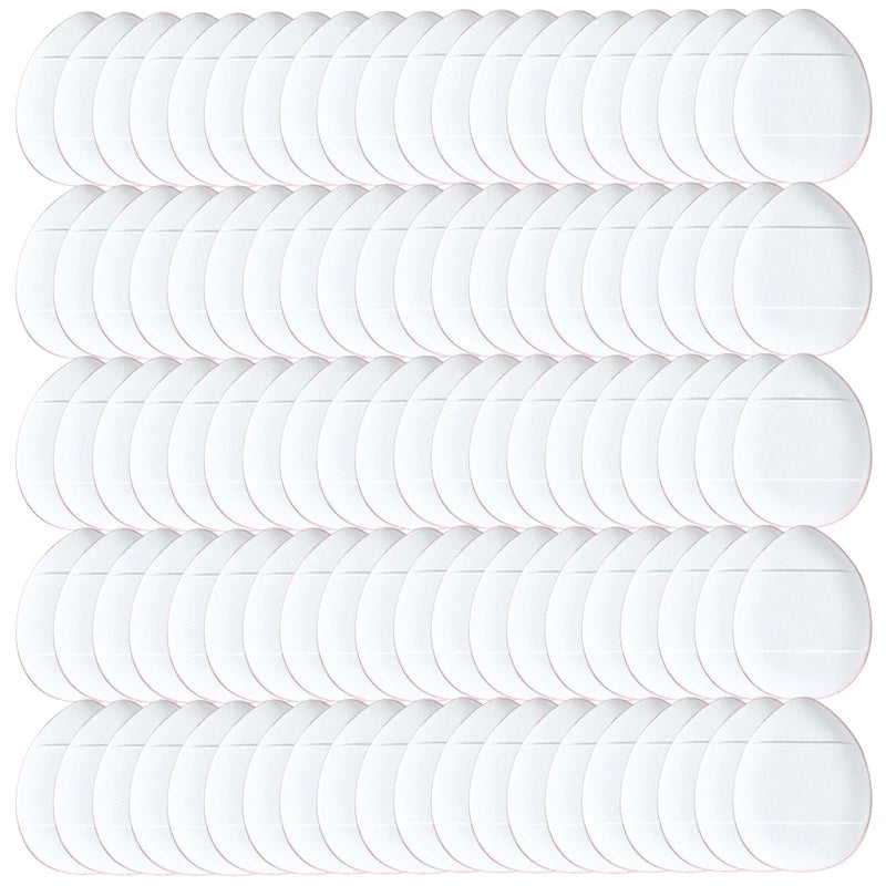 Éponges Maquillage Mini Finger Puff 50/100pcs - Anticernes Fond de Teint Coussin Air