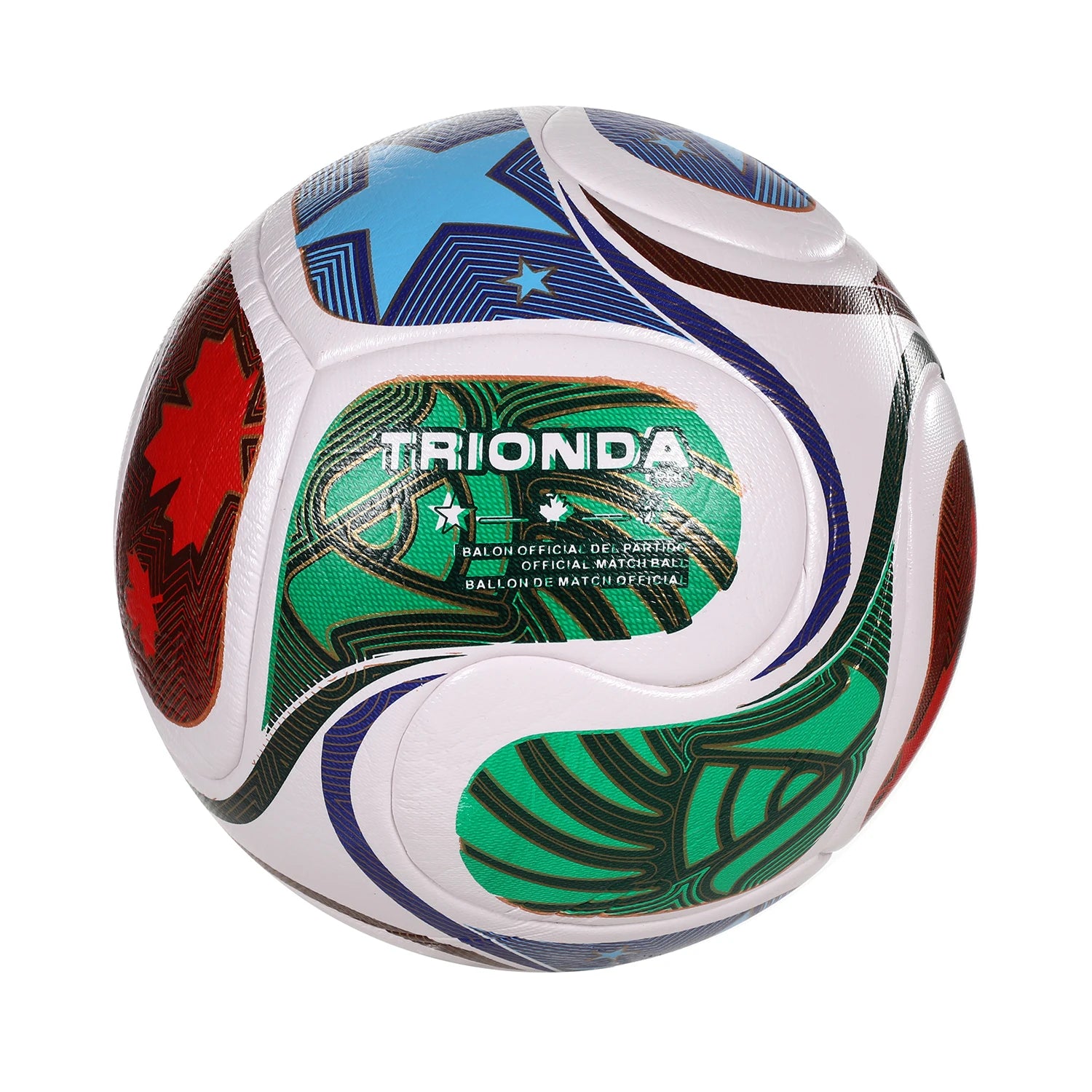 Ballon Football 2026 Taille 5 Officiel PU - Sans Couture Match Entraînement