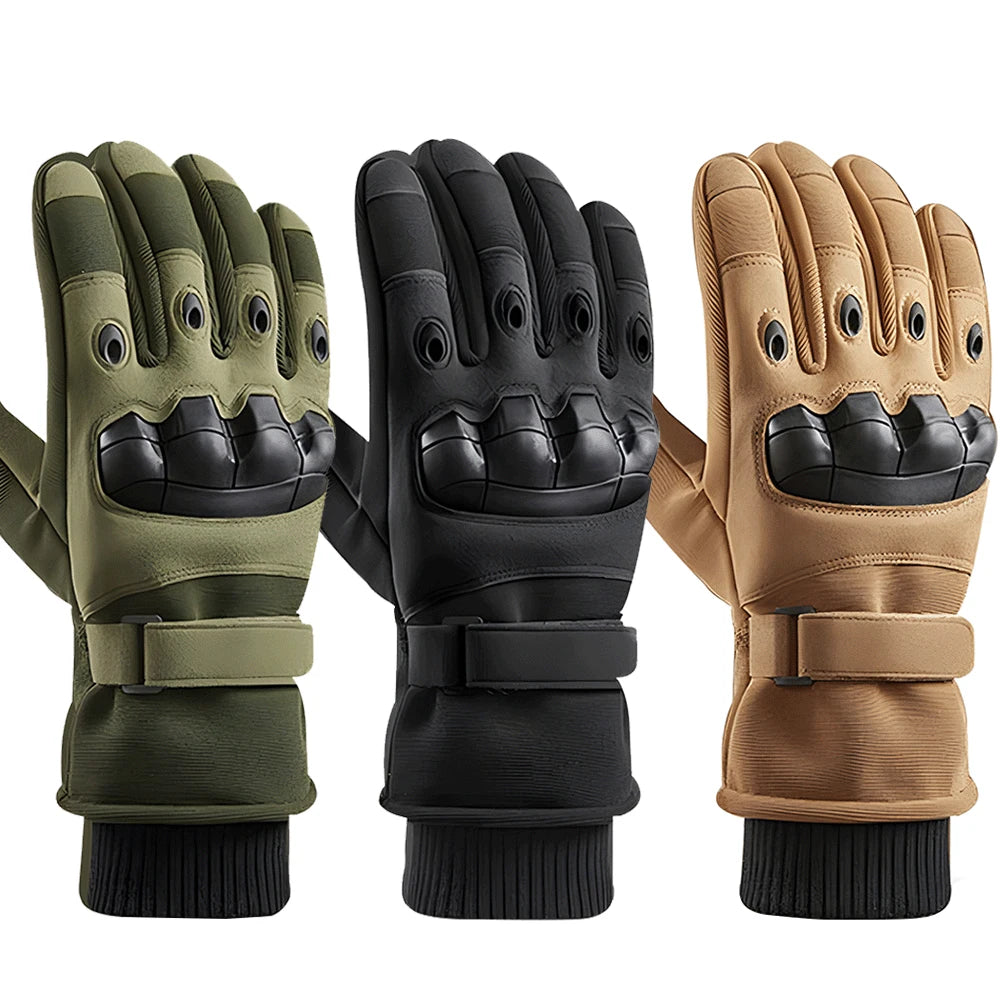 Gants Moto Hiver Chauds Tactiles - Tactiques Militaire Combat Protection Chasse