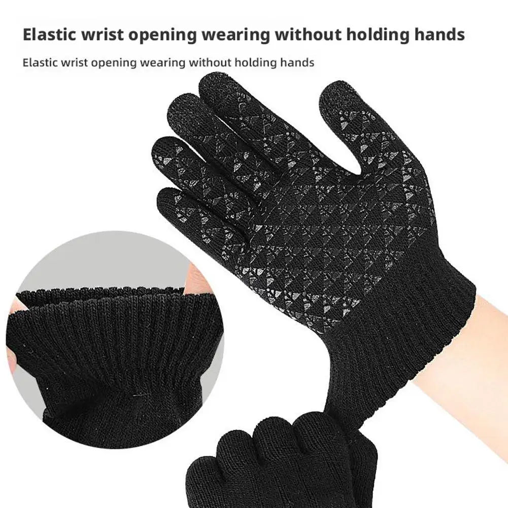 Gants Chauffants USB Hiver Écran Tactile - Thermiques Coupe-Vent Moto Vélo