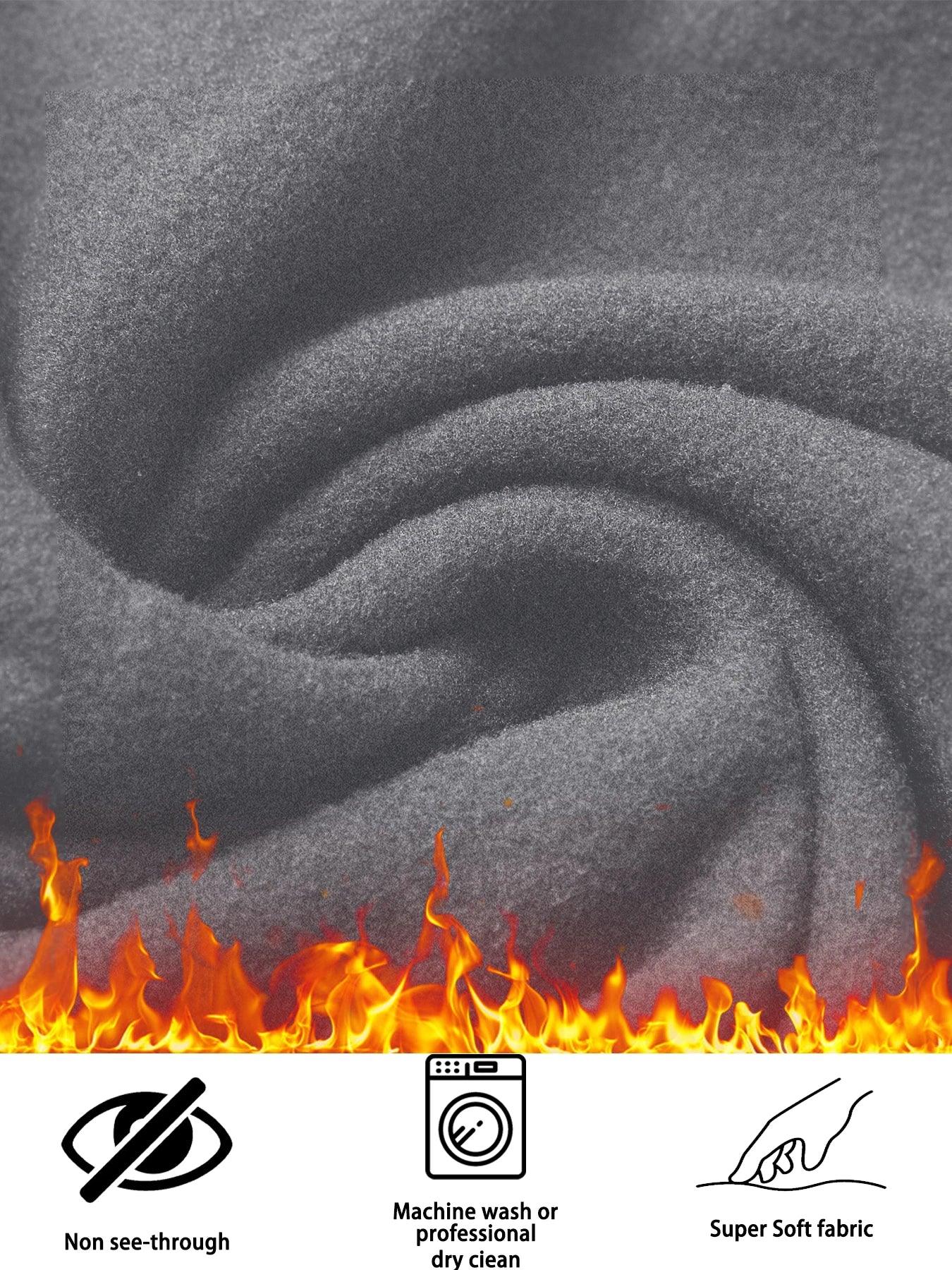 Legging Doublé Polaire Taille Haute"