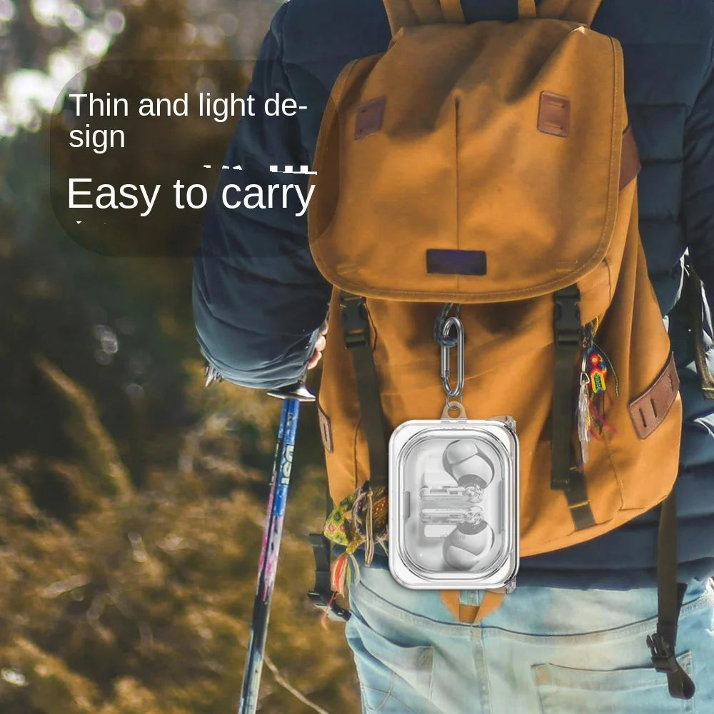 Étui de Protection TPU pour Nothing Ear(A) - Anti-Rayures avec Crochet/  Headphone Protector Case with Hook Shell for Nothing Ear(A)