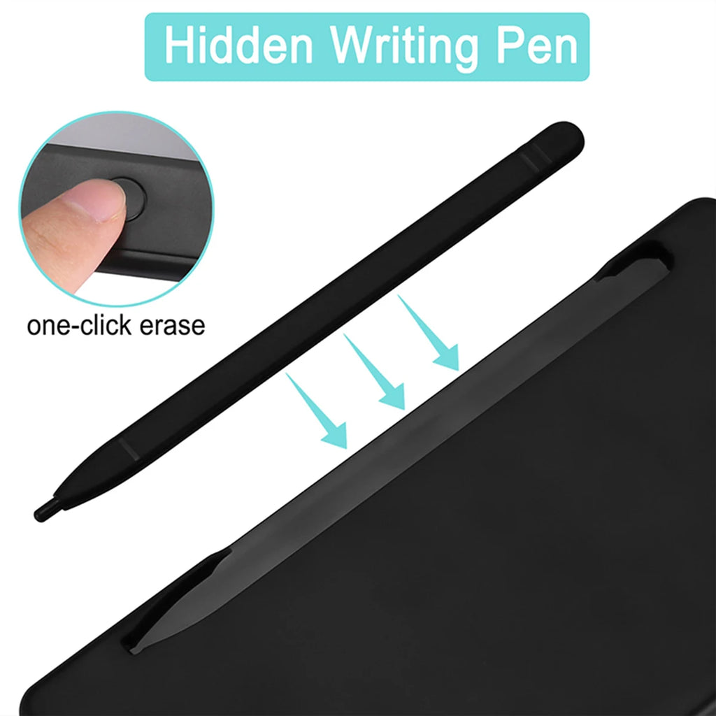 Calculatrice Scientifique 2-en-1 Pliable - Tablette Dessin 6" LCD Bureau