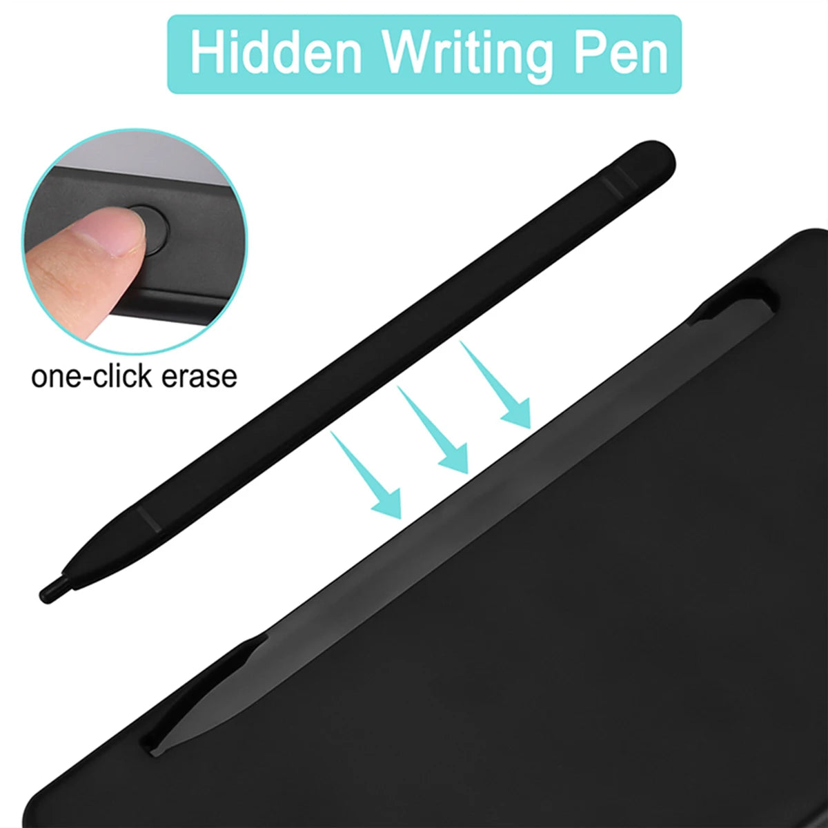 Calculatrice Scientifique 2-en-1 Pliable - Tablette Dessin 6" LCD Bureau