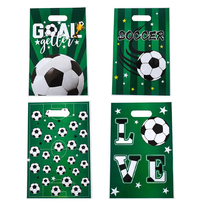 Sacs Cadeaux Football 10/20/50pcs - Plastique Thème Soccer Anniversaire Enfants