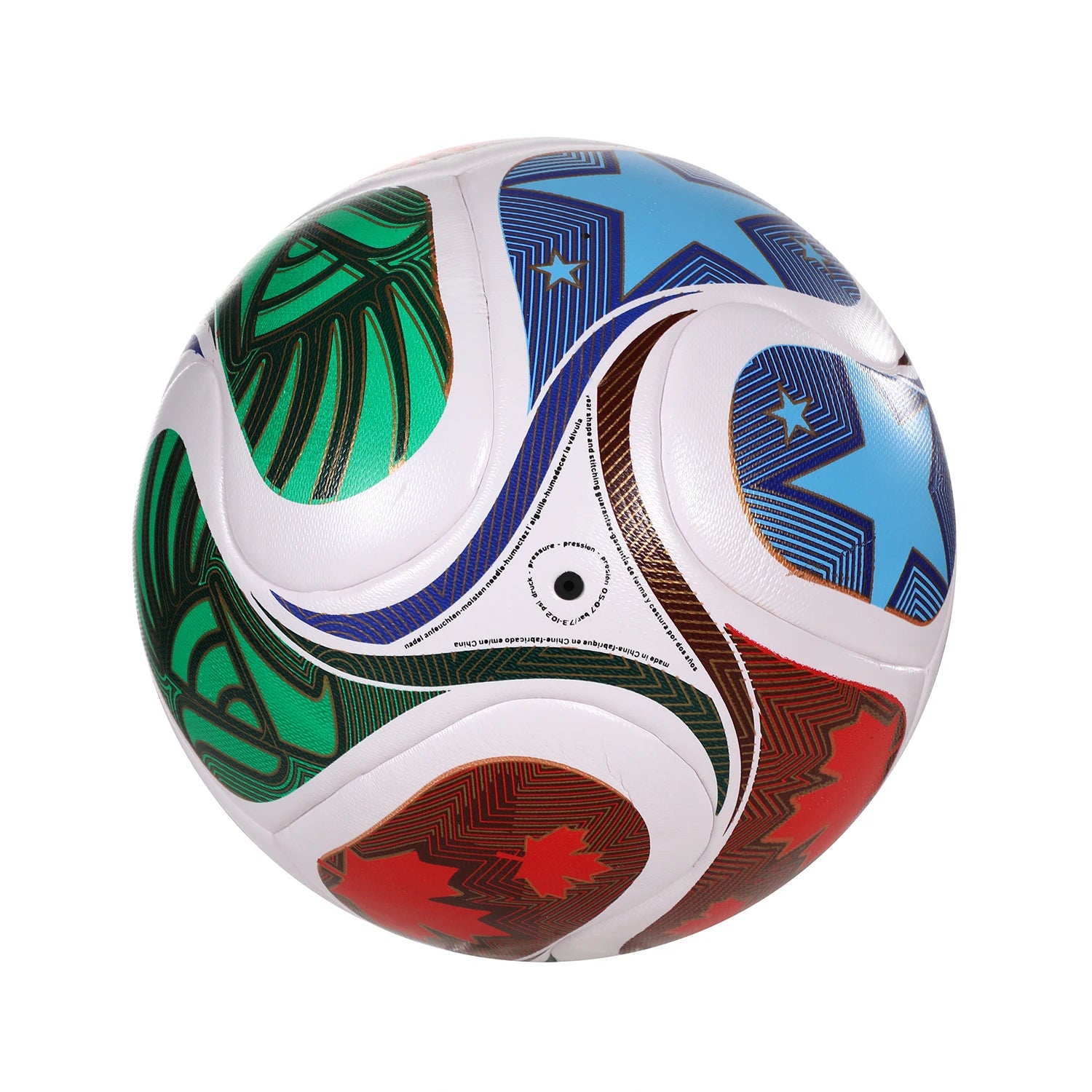 Ballon Football 2026 Taille 5 Officiel PU - Sans Couture Match Entraînement