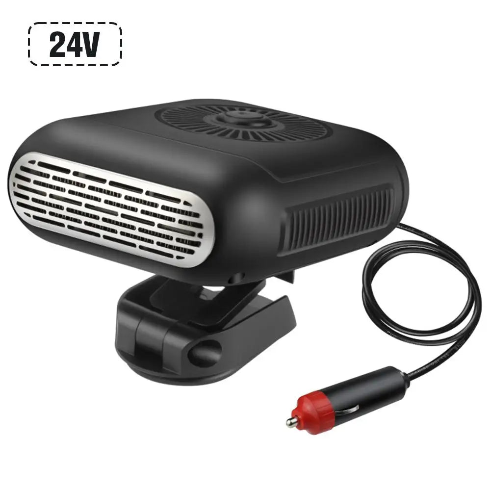 Chauffage Voiture 12V/24V Rotation 360° - Dégivreur Déembueur Ajustable Pare-Brise