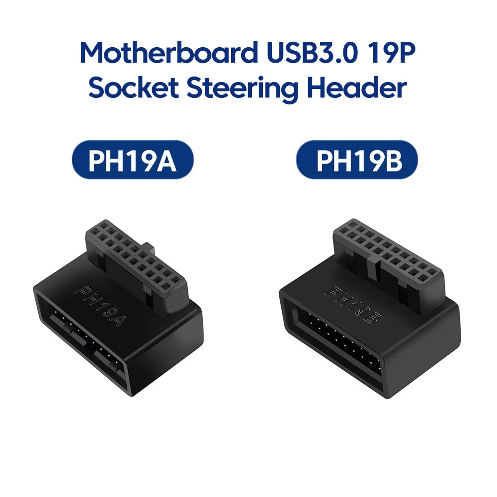 Computer Motherboard Header Adapter Connector USB 3.0 90 Degree Desktop Converter Desktop Computer Accessoriesb Connector Socket