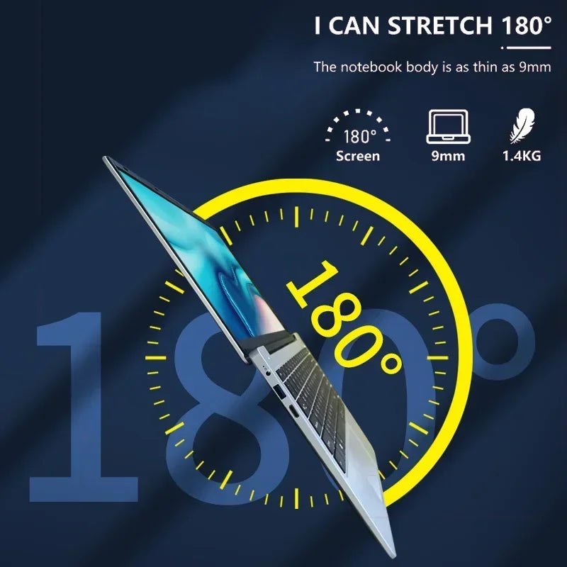 Laptop 14.1'' Windows 11 Pro 4 Core Intel 128GB-1TB SSD - Étudiant Portable