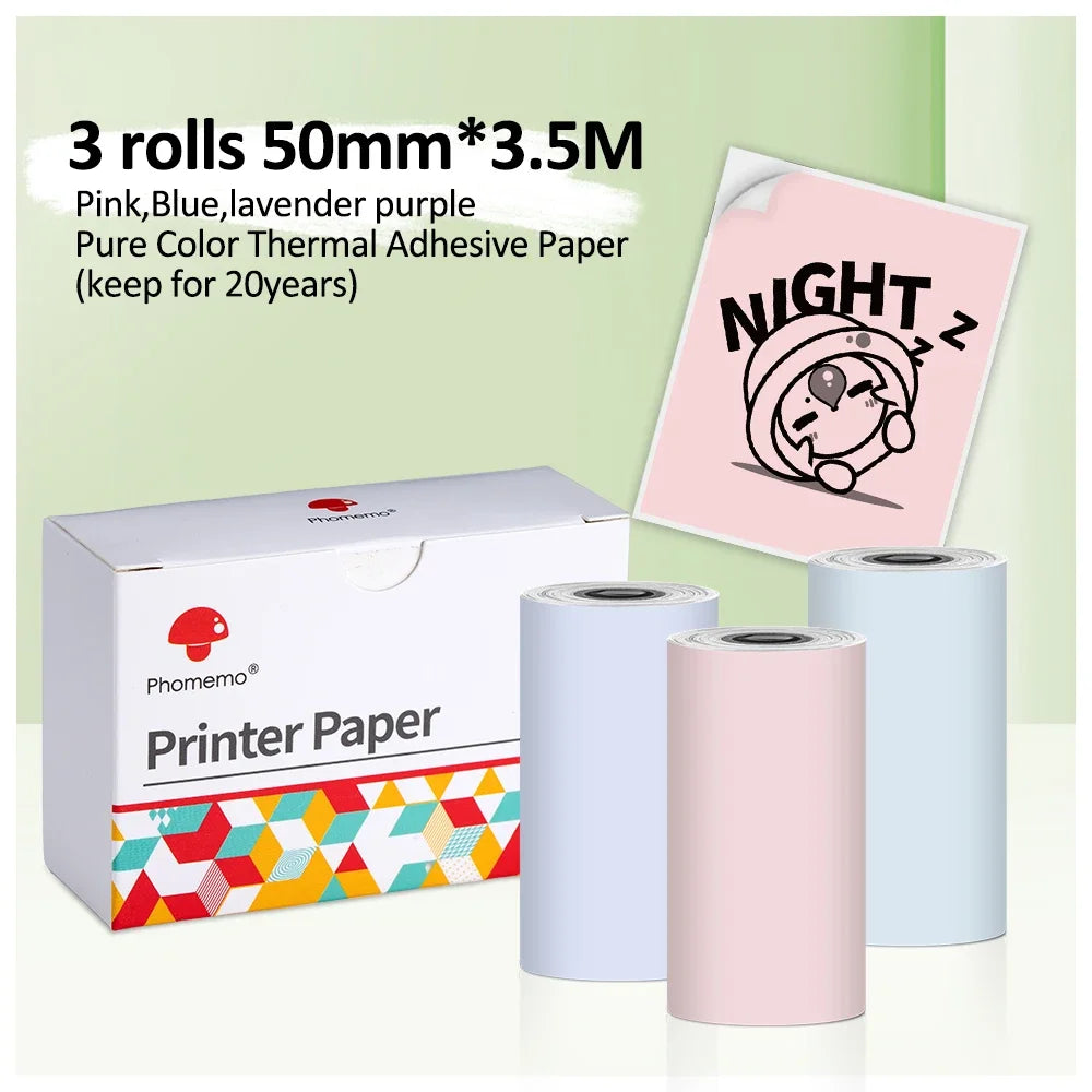 Imprimante Thermique Phomemo M02Pro Mini Portable Sans Fil 300dpi - Étiquettes 15-53mm