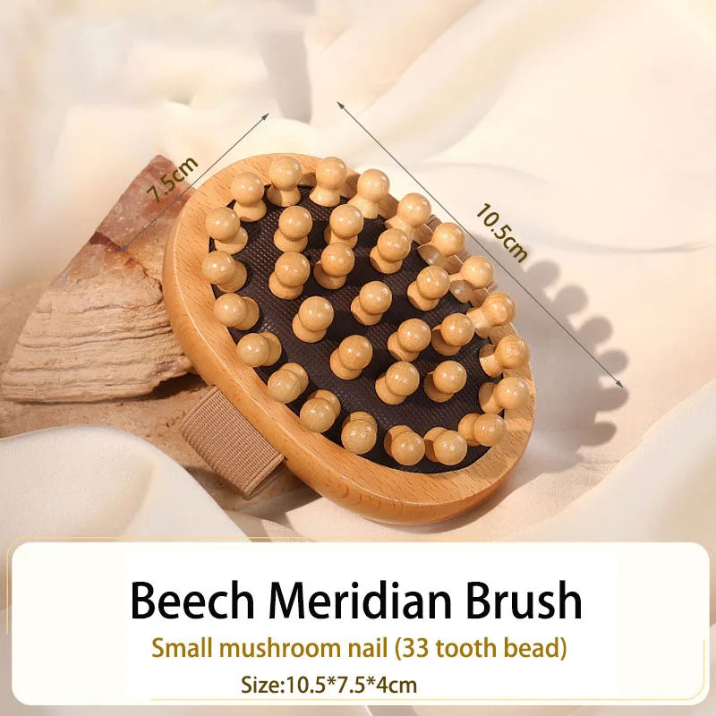 Masseur Dos Manuel - Brossage Méridiens Corps Entier Abdomen Jambes