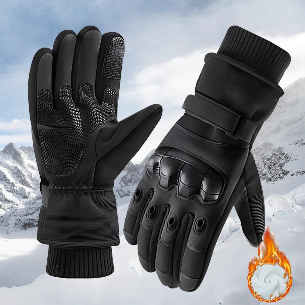 Gants Moto Hiver Chauds Tactiles - Tactiques Militaire Combat Protection Chasse
