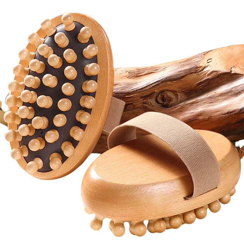 Masseur Dos Manuel - Brossage Méridiens Corps Entier Abdomen Jambes