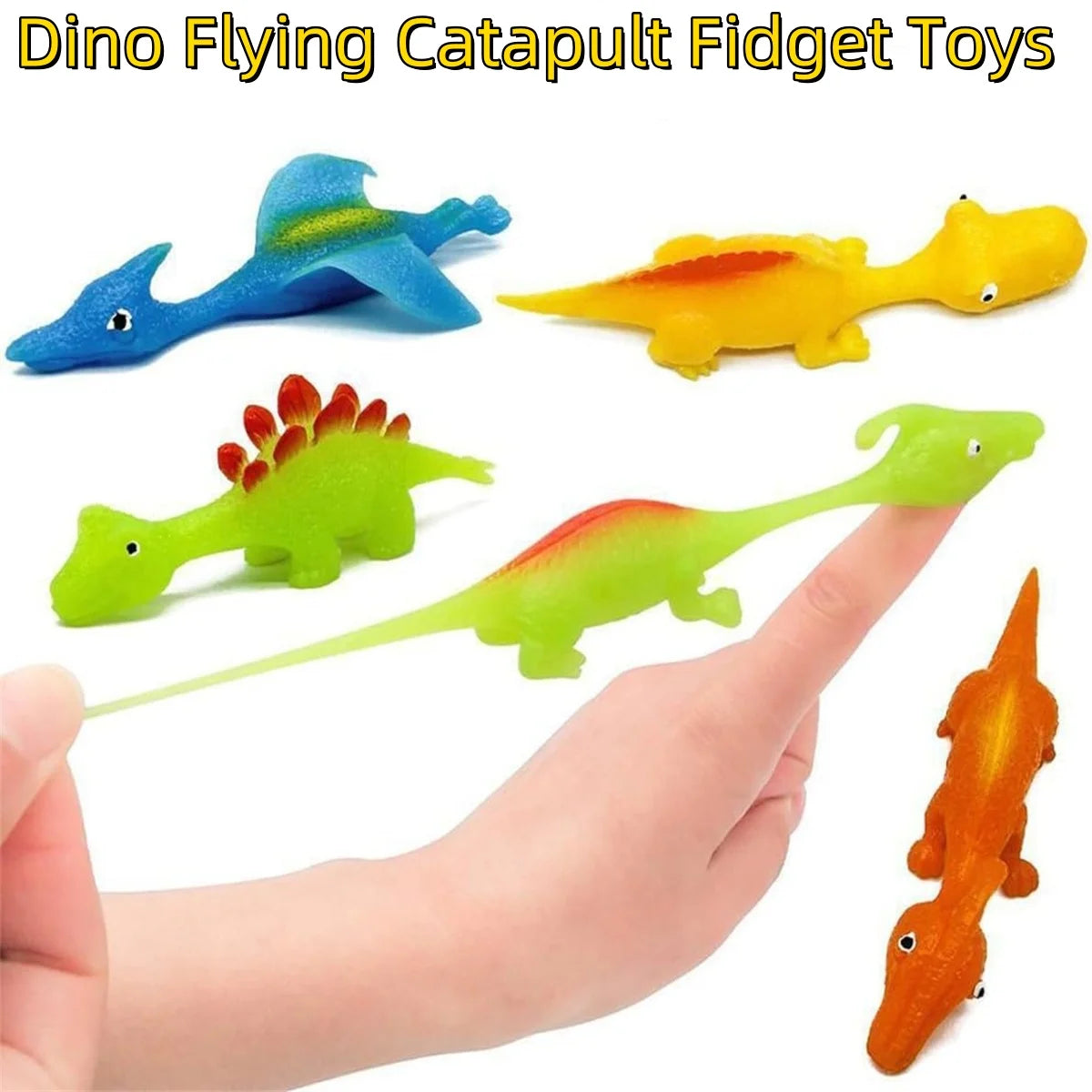 Jeu Catapulte Dinosaure 5-20Pcs - Cadeau Fête Anniversaire Enfants