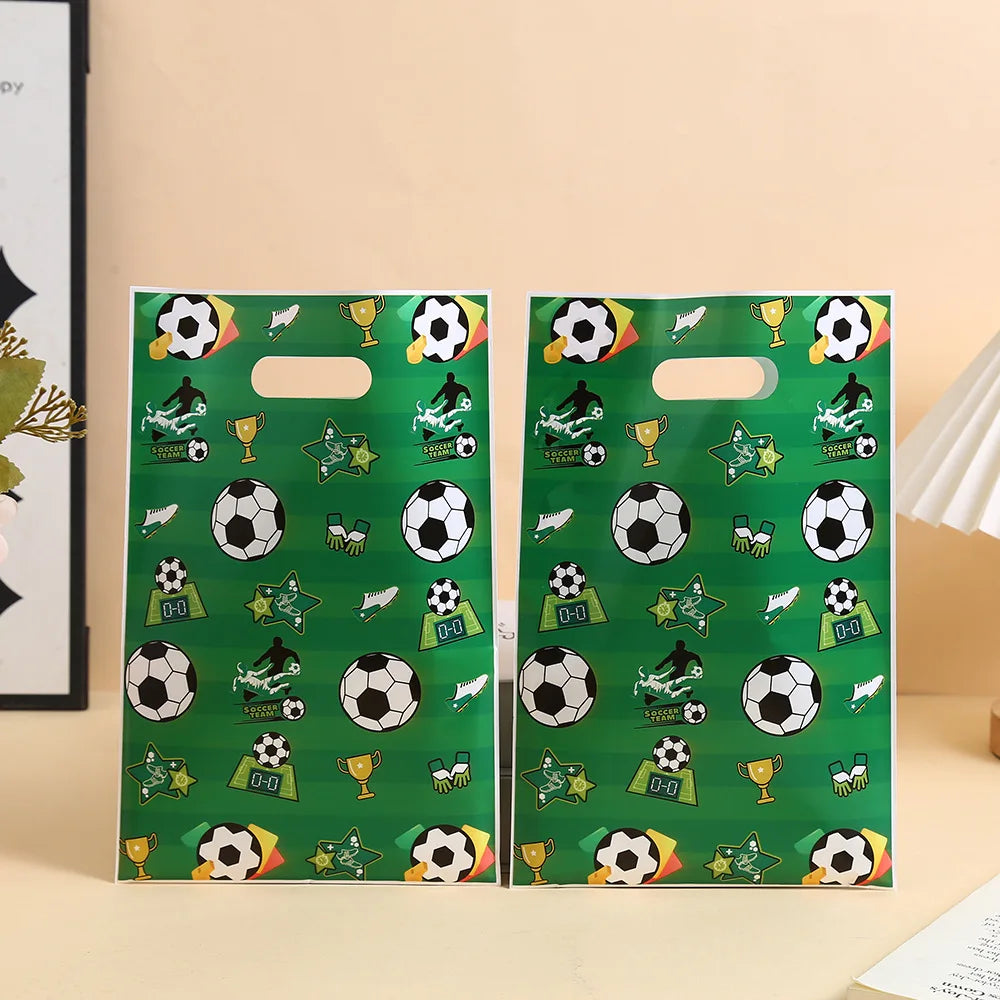 Sacs Cadeaux Football 10/20/50pcs - Plastique Thème Soccer Anniversaire Enfants