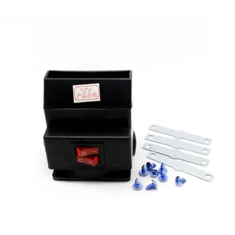 Chauffage Voiture 12V/24V Portable - Dégivreur Déembueur Pare-Brise Bus Camion