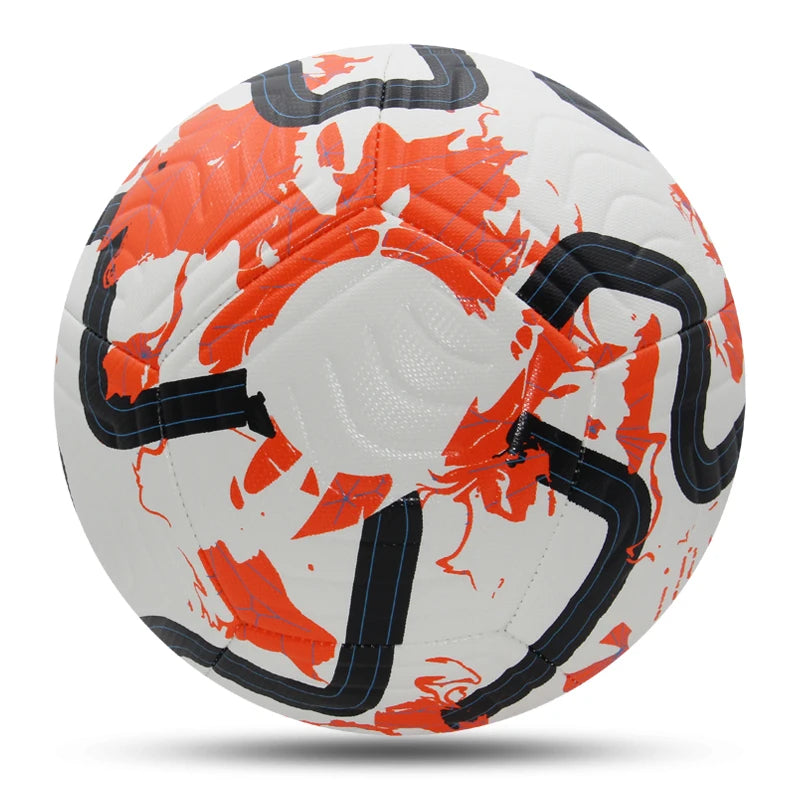 Ballon Football Taille 5 Standard PU Cousu Machine - Match Entraînement Outdoor